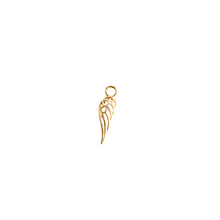 Load image into Gallery viewer, 14Kt Yellow Gold Wing Charm

