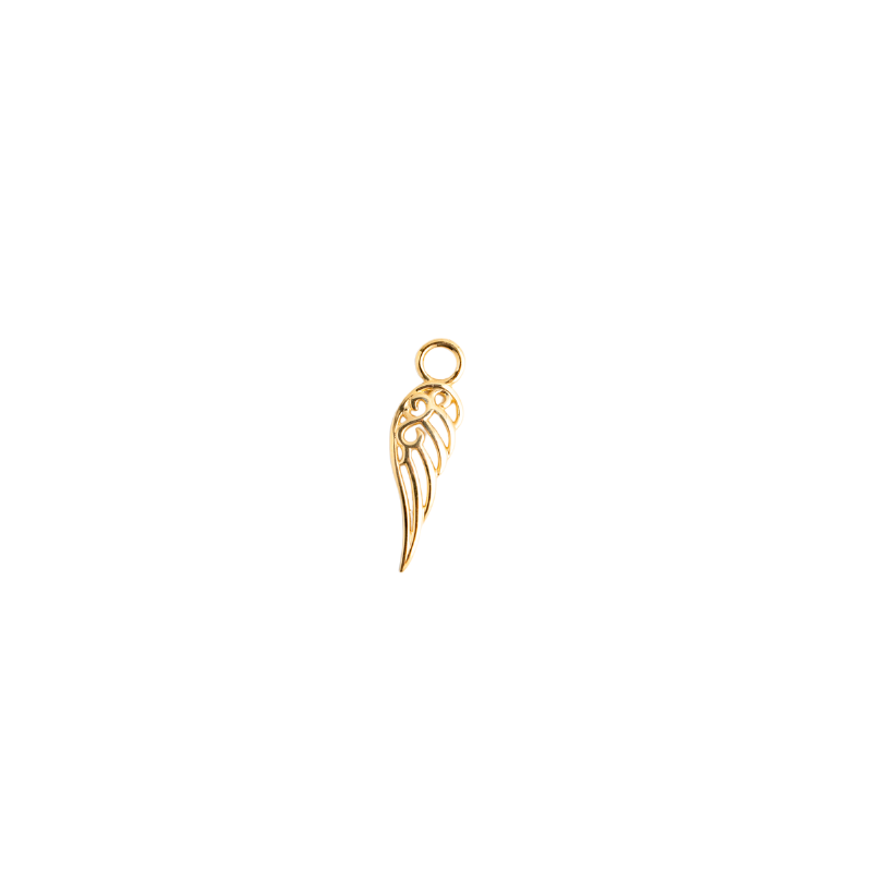 14Kt Yellow Gold Wing Charm